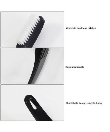 Raploy 3 Pcs Nail Brush Set for Fingernail and Toenail Cleaning - Curved Handle Grip, Pedicure Brushes for Men and Women - Buy Online on GoSupps.com