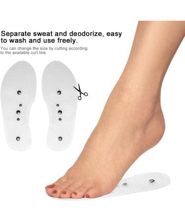 Buy Verdant Touch Magnetic Shoe Pads - Magnet Therapy Silicone Insoles Anti-Fatigue Massage Pads for Shoes Transparent Size L - International Shipping Available - Buy Online on GoSupps.com