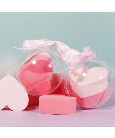 Buy Beaupretty Round Makeup Sponge Set - 4pcs Heart Puff Powder Puffs for Flawless Makeup & Easy Cleaning | International Shipping Available - Buy Online on GoSupps.com
