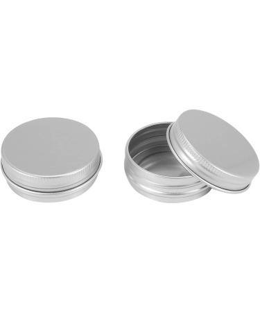 Glakyur 30 Pack Screw Top Round Metal Lip Balm Containers Lid (1Ounce) - Buy Online on GoSupps.com