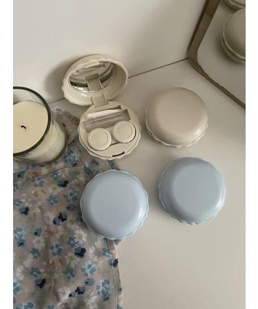 Miedeon Travel Contact Lens Container Set - 6-Piece Portable Etui for Easy Lens Storage - Blue - Buy Online on GoSupps.com