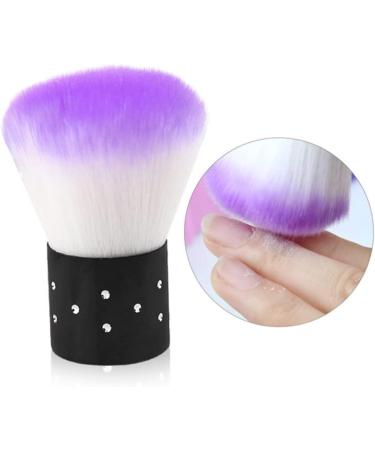 Ipetboom 1 Set Manicure Kits Mushroom Kit Pedicure Kit Sanding Buffing Block Mushroom Cleaning Brush Makeup Powder Blush Barrette Clips for Crafts Makeup Brush Large Nail Sponge Purple - Buy Online on GoSupps.com