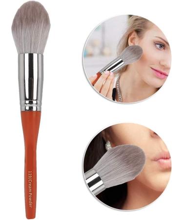 Verdant Touch Makeup Brush Professional Makeup Powder Brush Soft Hair Blusher Brush for Loose Powder Cosmetic Tool Auburn Color - Buy Online on GoSupps.com