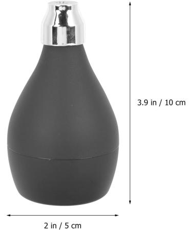 Mobestech Travel Powder Container Manual Duster Baby Powder Storage Balls Infants Skin Care Powder Bottle Home Makeup Powder Balls Powder Dusting Tool Black - Buy Online on GoSupps.com