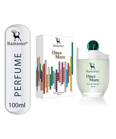 Ramsons - ONCE MORE Eau De Parfum | 100 ML | Perfume For Men | TN - Bergamot Peach Plum Orange Blossom | MN - Mimosa Vanilla Flower Jasmine Freesia Rose | BN - Leather Vanilla Musk Amber