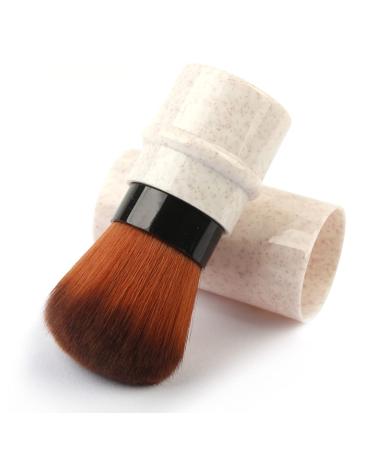 RN BEAUTY Retractable Makeup Brush Set with Cover - Apricot - Buy Online on GoSupps.com