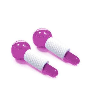 EuroXanty massage balls roles to the skin massage face massage cold massage facial treatment massage tool ball cooling effect pink - Buy Online on GoSupps.com