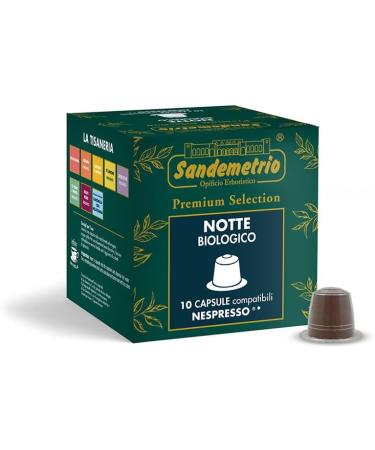 Sandemetrio Organic Teas and Herbal Teas compatible with Nespresso machines. Choose from: Lemon Nighttime Digestive Cinnamon & Orange Ginger & Lemon and Berry. 50 Capsules (5 boxes of 10 capsules) - Buy Online on GoSupps.com
