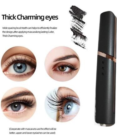 Dajidafu Heated Eye Lash Curler Electric 3 Modes Quick Heating Rechargeable Eyelashes Roller Device Long-lasting Styling - Buy Online on GoSupps.com