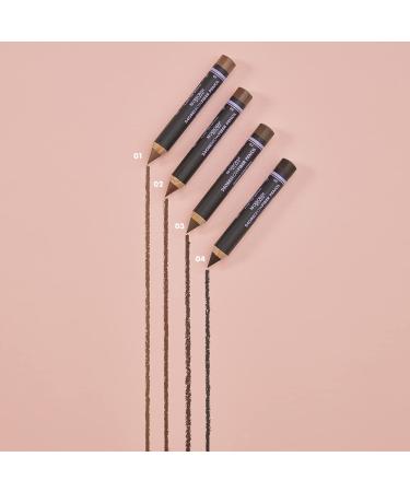 Deborah Milano 24-Hours Brow Fiber Pencil 01 Blonde | Waterproof Durable Eyebrow Pencil with Natural Fibers | Voluminous Finish 0.3g - Buy Internationally - Buy Online on GoSupps.com