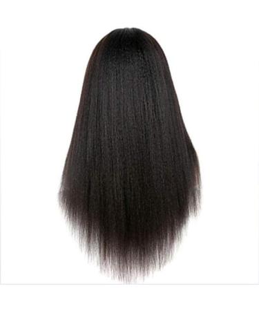 YTOOZ Real Hair Lace Front Wig for Black Women - 18 Brazilian Pure Hair Pre-Plucked with Baby Hair Natural Deep Part 150% Density - Buy Online on GoSupps.com
