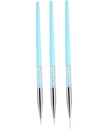 Easy To Operate Gel Nail Polish Pen Nail Liner Brush for Home Salon Shop (Blue) - Buy Online on GoSupps.com