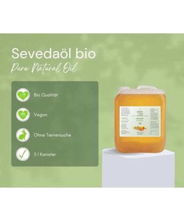 Buy Seveda Organic Massage Oil - Pagra Natur 5L Canister | Premium Oil Blend for Relaxation & Wellness - International Shipping Available - Buy Online on GoSupps.com