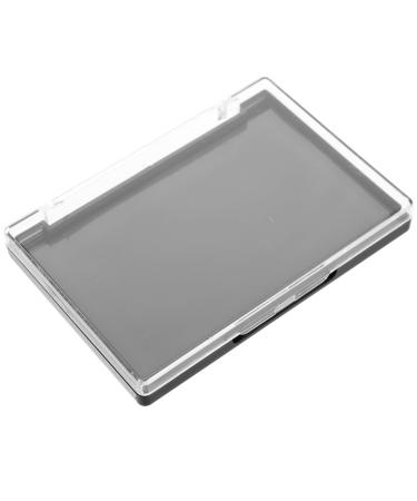 OSALADI Palette de Maquillage Vide Magn tique 1 Pi ce en Plastique Transparent et Noir Organisateur de Fards Paupi res Compact pour Usage Personnel et Professionnel Plateau Cosm tique