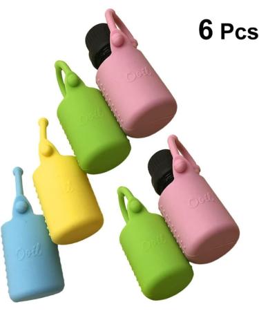 Silicone Roller Bottle 5ml for Essential Oils | Travel Cover & Carrying Bag | Portable Essential Oil Holder with Hanging Rope | Buy Now! - Buy Online on GoSupps.com