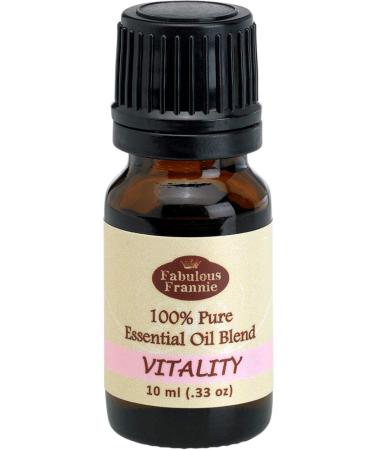 Fabulous Frannie Vitality Essential Oil Blend 100% Pure Undiluted Essential Oil Blend of Spearmint Eucalyptus Orange and Lemon 10ml (Pack of 1)