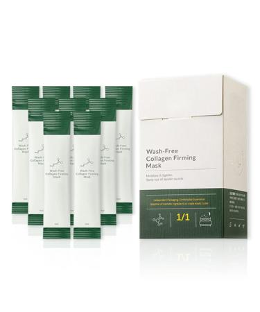 Purime Korean Collages Firming Mask Korean tightening collagen mask tightly sleep mask from collagen night sleep mask without washing moisturizing skin repair mask 2 box/40PCs