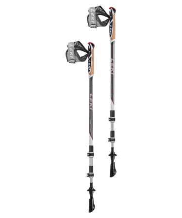 LEKI Goods dark anthracite-neon red 90-130cm Single