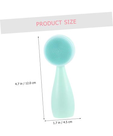 OHPHCALL Silicone Face Brush Multi-function Facial Brush Skin Care Tool Makeup Home Accessory Face Scrubber Washing Face Body Cleaning Facial Brush Washbasin Soft Fur Silica Gel 12x4.5cm - Buy Online on GoSupps.com