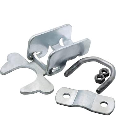 1-3/8 x 1-3/8 Galvanized Steel Kennel Gate Latch for Chain Link Fence - Dog Kennel Hardware - Buy Online on GoSupps.com