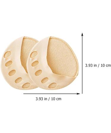 4 Pairs Women's Split Toe Socks - High Heels No Show Cushion Metatarsal Foot Pads - Anti-Slip Cotton Toe Socks - Buy Online on GoSupps.com