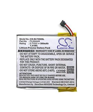 Cameron Sino Li-Polymer 3.70V 380mAh / 1.41Wh Battery Compatible with Nest TL284443, Fits Nest Learning Thermo2nd Generation,Learning Thermostat 3rd Generation,T3007ES,T3008USstat,A0013