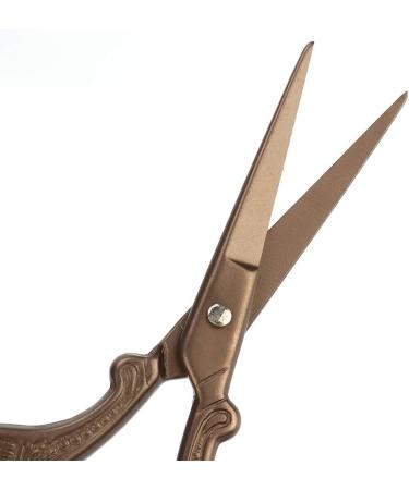 Vintage Crane Scissors Stainless Eyebrow Trim Scissors Beauty Scissors Steel Embroidery Beauty Makeup Scissors for Eyebrows Trim Mustache Beard Trimming Kit Personal Care Removal - Buy Online on GoSupps.com