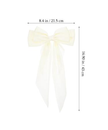 Beaupretty Vintage Fabric Hair Clips for Women & Girls | Stylish Big Bow Hair Loops - Buy Online on GoSupps.com