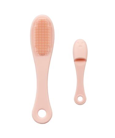 Cleansing Brush for Face Silicone Gentle Finger Face Cleansing Brush | Portable Face Wash Brush for All Skin Types Skin Friendly Scrubber for Travel Rowces Lotus Root Powder