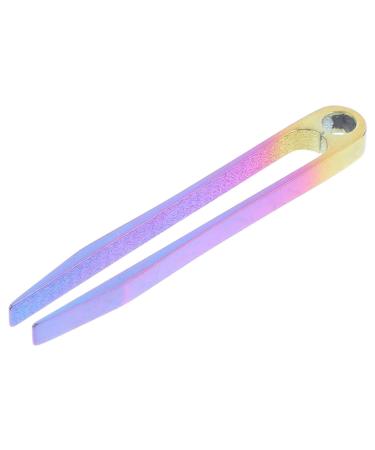 Fomiyes tweezers made of titanium alloy twigs for at home tools to remove splinters camping tweezers tweezers. Pinch -tweezers mini tool clamping miniature flakes