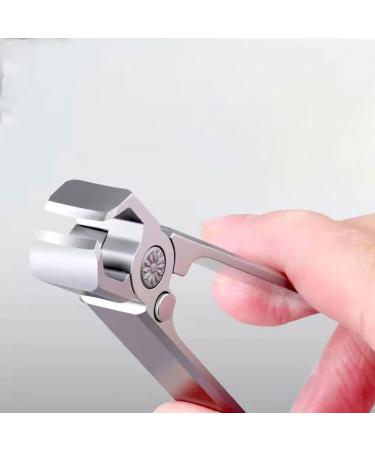 OUSIKA Nail Clippers Wide Jaw Nail Clippers Stainless Steel Manicure Cutter Thick Hard Toenail Fingernail Scissors Trimmer Tools Nails - Buy Online on GoSupps.com