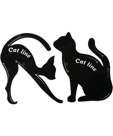 FOMIYES 2pcs Eyeshadow Template Matte Pvc Professional Smoky Guide Multifunction Plate Shadow - Buy Online on GoSupps.com