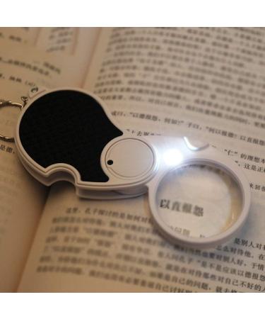 Portable/Mini Folding Magnifier/Handheld HD with LED Light Magnification 10x Glass for Reading Made in China - Buy Online on GoSupps.com