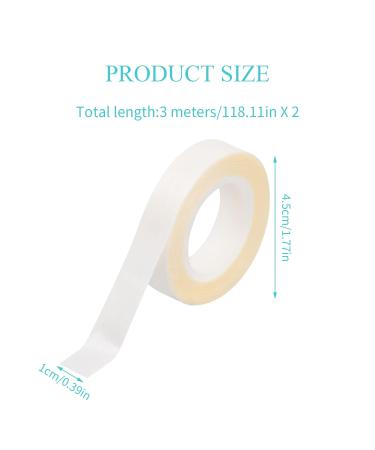 suchkawe 2 Rolls 6 Meters Wig Tapes 10mm Hair Extension Tapes Double Sided Wig Tape Hair Tapes for Extensions Hypoallergenic Body Tape Toupee Tape High Adhesive Tape for Hair Extensions - Buy Online on GoSupps.com