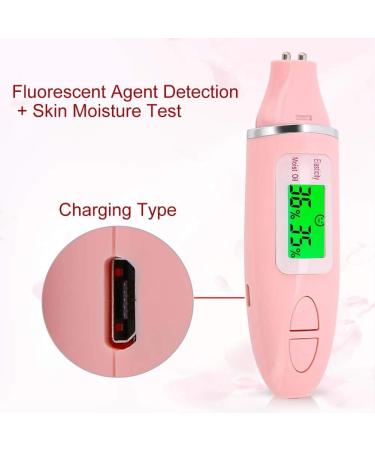 Facial Moisture Oil Tester 0 99.9% with Digital LCD Precision Skin Sensor Analyzer Display for Detection Skin Condition - Buy Online on GoSupps.com