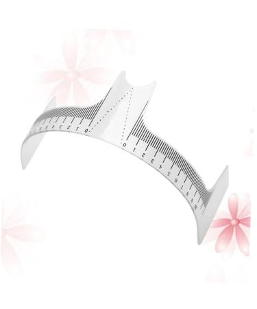 Beavorty 1pc Mask Eyebrow Shaper Ruler Professional Eyebrow Ruler Portable Eyebrow Ruler Standard Size Major