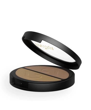 Inika Pressed Mineral Eye Shadow Duo Gold Oyster