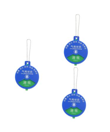 Healvian 3pcs Signage Labels Emblems Cylinder Status Sign Hospital Cylinder Status Plate Oxygen Tank