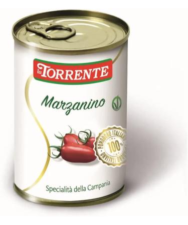 Italian Gourmet E.R. La Torrente Pomodoro Marzanino Miniature Tomatoes of San Marzano 100% Italian Tomato Campania Specialty 400 g Box + Italian Gourmet Chopped Tomatoes Box 400 g - Buy Online on GoSupps.com
