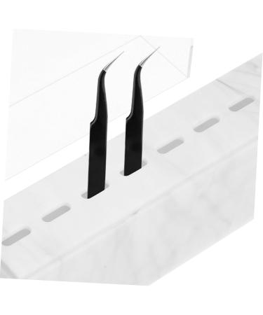 minkissy Tweezers Display Rack Monitor Stand Eyelash Holder Storage Rack Eyebrow Tweezers Rack Makeup Tweezers Stand Makeup Supplies Eyelash Tweezers Holder Acrylic Display Stand White - Buy Online on GoSupps.com