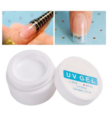 Nail Extension Gel Solid Gel Glue for Nail Tips Manicure UV Gel Builder Nail Glue for Nail Art Rhinestone DIY Manicure Home Salon(Transparent) - Buy Online on GoSupps.com