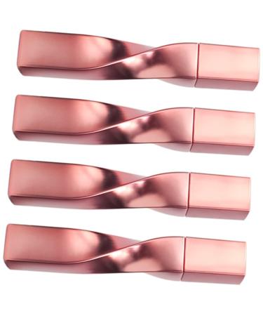 MAGICLULU 4 Pi ces brosse cils tube vide tube de mascara pour les cils tube et de mascara maquilleuse Tube de mascara rechargeable brosse cils patch cils applicateur de mascara 11.5x1.8cm or rose