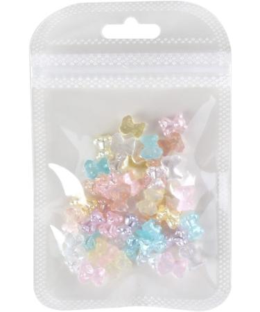 Misright 50Pcs 3D Mini Resin Charms Nails Art Decorations Colorful Bear DIY Jewelry Scrapbooking Craft Keychain Making - Buy Online on GoSupps.com
