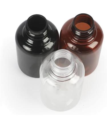 Zeoabsy 12-Pack 50ml Brown Plastic Spray Bottles - Fine Mist Pump Atomizer for Cosmetics Perfumes & More - Buy Online on GoSupps.com