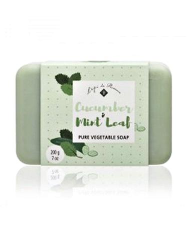 L'Epi de Provence Shea Butter Enriched French Bath Soap - Cucumber Mint Leaf - 7oz. 200g