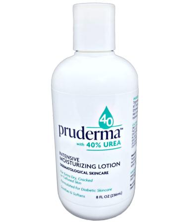 Pruderma Urea 40 Lotion for Thick, Cracked, and Dry Skin - 8 oz - Buy Online on GoSupps.com