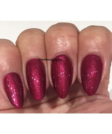 Bluesky Nail Gel Polish Chistmas Party Red Collection Choose your Gel Glitter or Sparkle UV LED Soak Off 10ml (80509 Baroness)