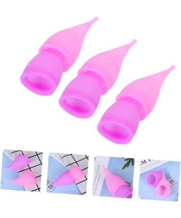 Comfortable Silicone Period Cup Set - 18 Pcs | Lady Alternative Pads | Feminine Tampon Alternatives | Purple & Pink Colors - Buy Online on GoSupps.com