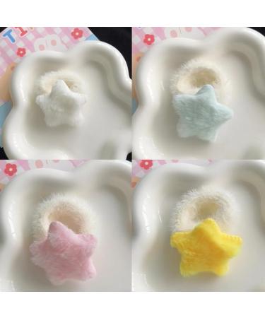 xbiez Cute Scrunchies Y2K Style Star Hair Tie Hair Rope Strong Hold Colorful Costume Star Hair Tie Scrunchie Hair Accessories Pink - Buy Online on GoSupps.com