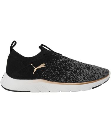 PUMA Women's Softride Remi Slip-on Knit WN's Road Running Shoe - Black Gold Cool Dark Gray - EU Size 39 - International Shipping Available - Buy Online on GoSupps.com
